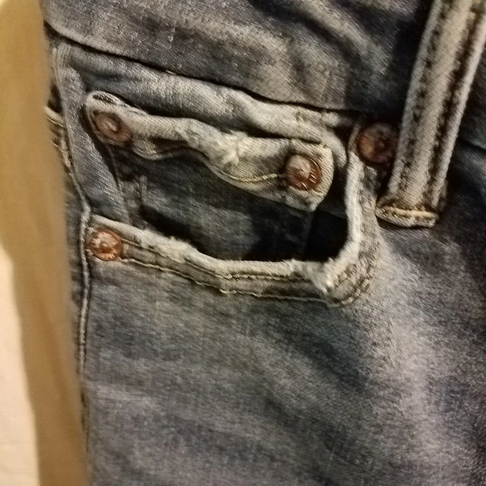 American Eagle Womens Juniors Jeans‎ Size 00 Skinny Cotton Blend Stretch